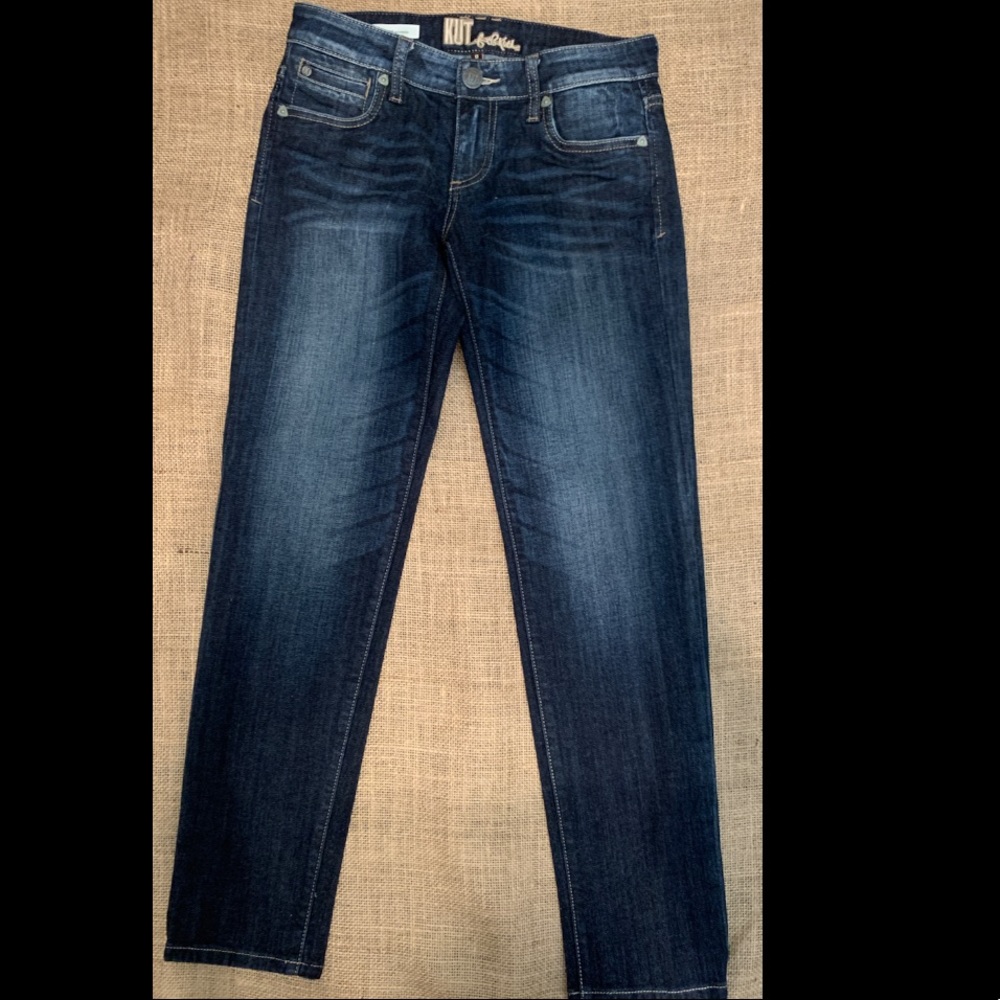 Kut from the Kloth Catherine boyfriend jeans.  Size 0